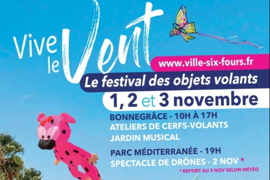 Six-Fours-les-Plages On fête le vent du 1 novembre au 3 novembre